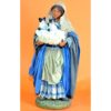 Donna con cesti gatti