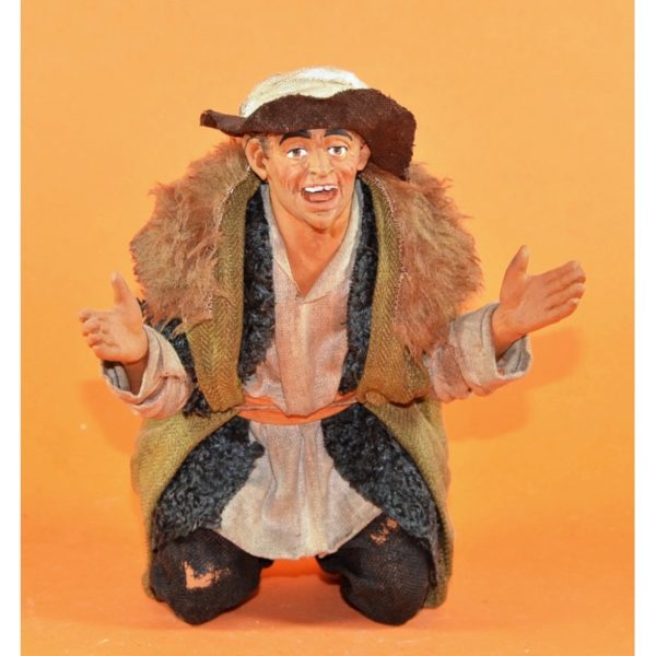 Meravigliato in ginocchio