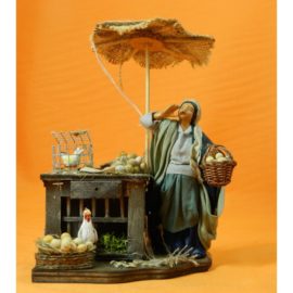 Ovaiola con ombrello