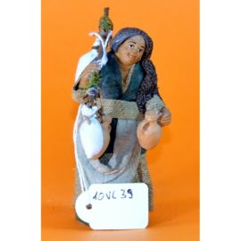 Donna viandante con anfore